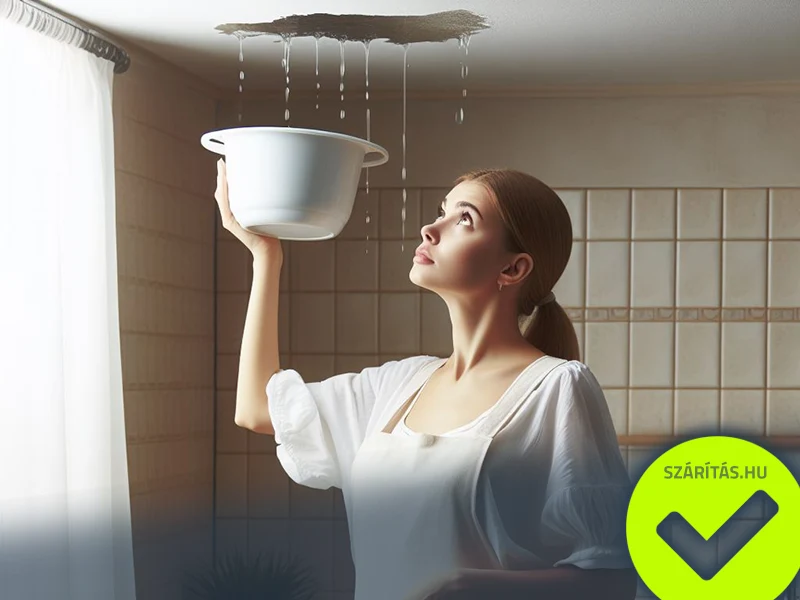 csőtörés bejelentés utáni falszárítás