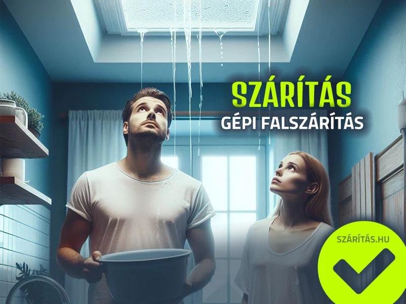 csőtörés bejelentés utáni falszárítás