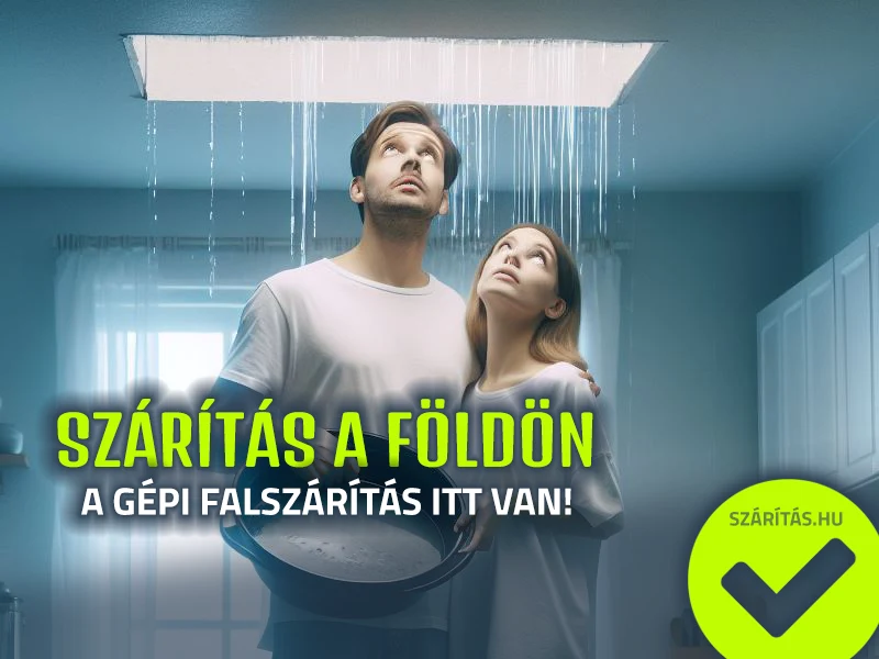 csőtörés bejelentés utáni falszárítás