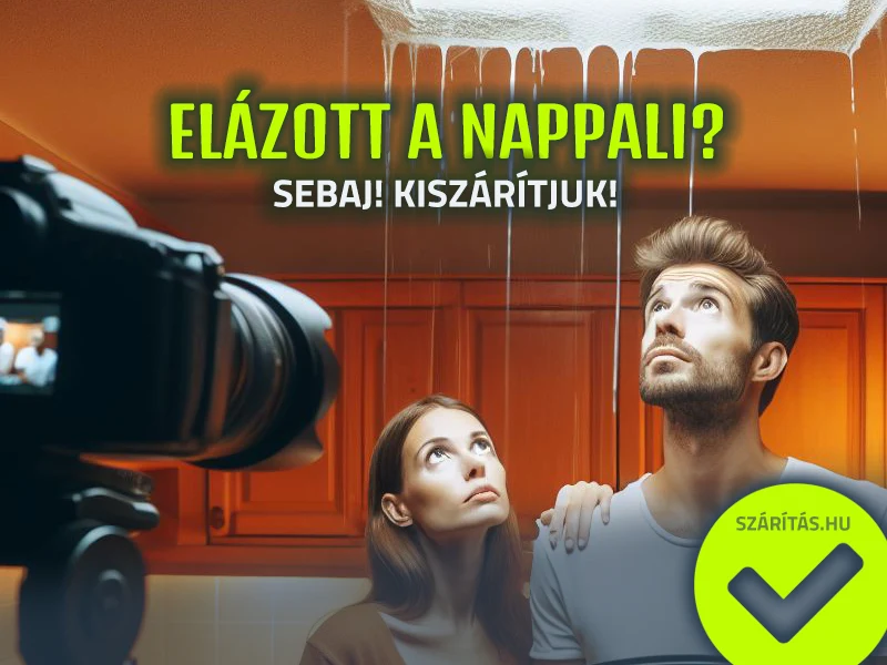 csőtörés bejelentés utáni falszárítás