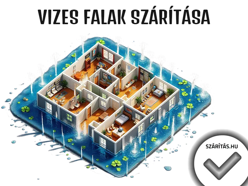 Vizes fal szárítása, falszárítás