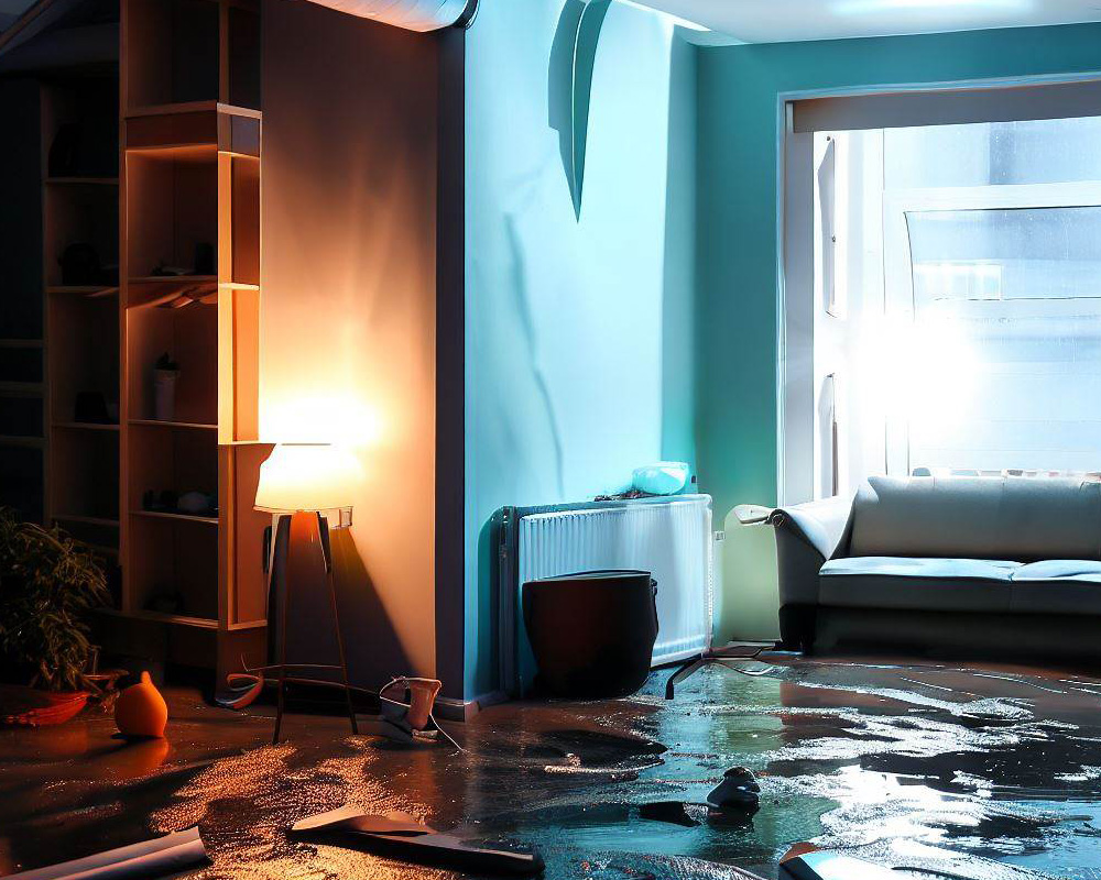 Elázott nappali csőtörés után