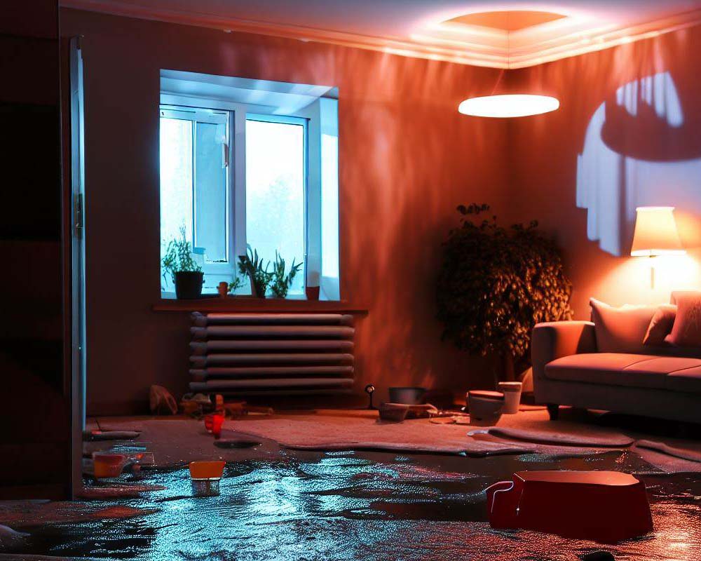 Elázott nappali csőtörés után