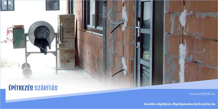 Építkezés szárítás