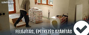 Felújítás, építkezés szárítás