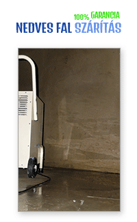 nedves&nbsp;fal szárítás