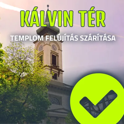 Templom felújítás szárítás