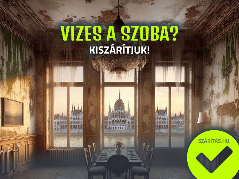 vizes fal szárítás